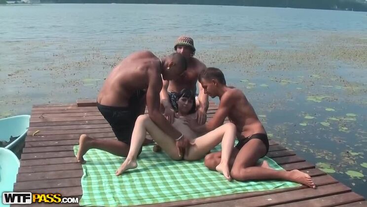 Outdoor Anal with Ilya, Maxim & Eric