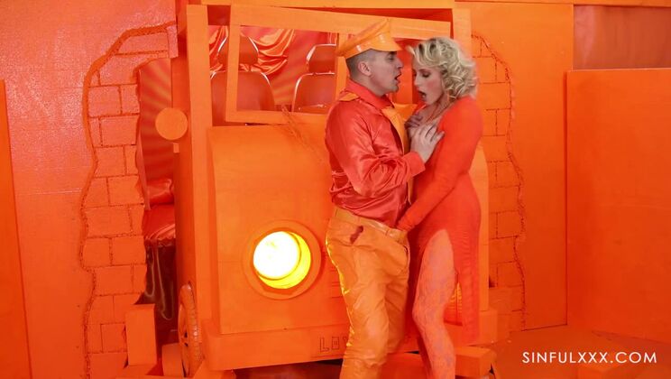 Brittany Bardot's Big Tits on Fire - Scene 1