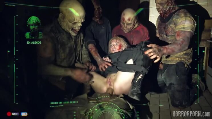 [HorrorPorn] - Zombie Fetish Sex - Rough Group & Facial Finish - Bri Klein