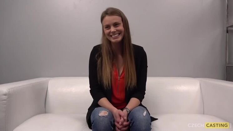 Pavlina's Wild Lesbian Casting with Sex Toys