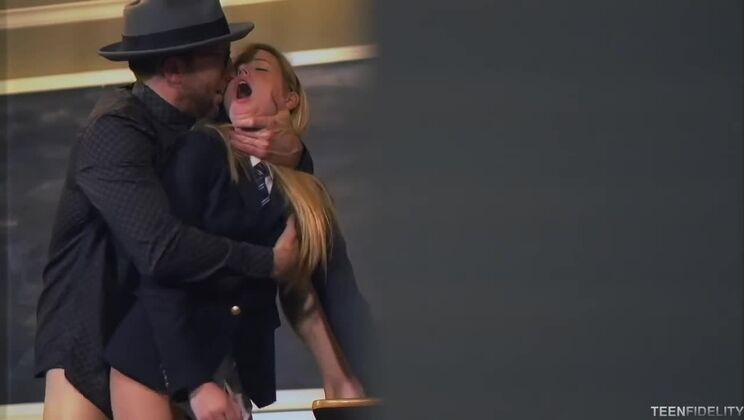 [TeenFidelity] - Schoolgirl Scarlett Sage Takes Hard Dick from Ryan - Scarlett Sage - Ryan Madison