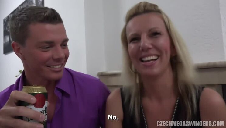 Czech Big Tits and Blonde Swinger Party