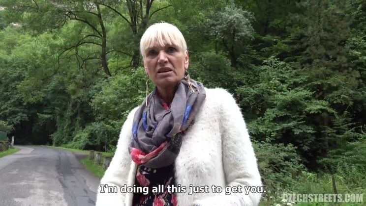 Mature Czech Blonde with Huge Tits