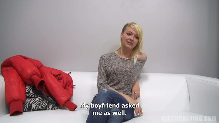 Sexy European Nikola with Piercing Gets Casted