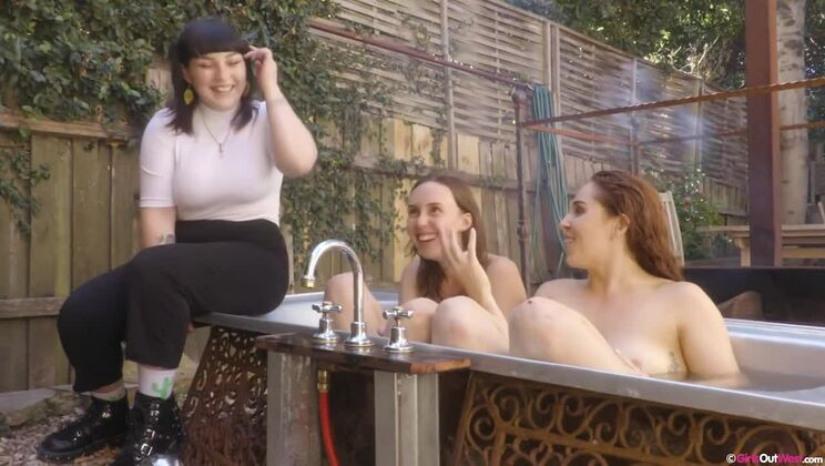 Lesbian Outdoor Fuck with Nova & Olive G