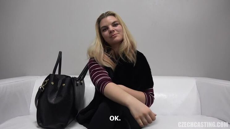Blonde Casting Call: Aneta’s Big Tits Rule