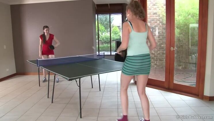 Nichole & Taliah in a Table Tennis Battle