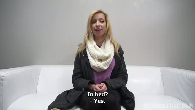 Winsome Marie Blonde Casting Session