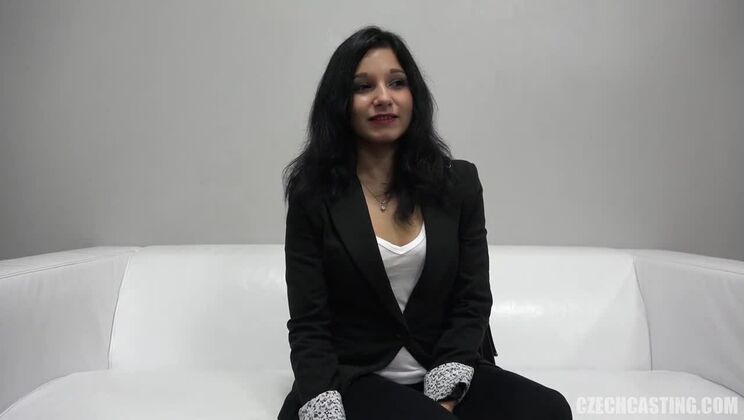 Pavlina's Brunette and Small Tits Casting