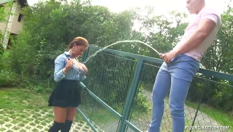 Bella Baby's Outdoor Piss and Cum Fest