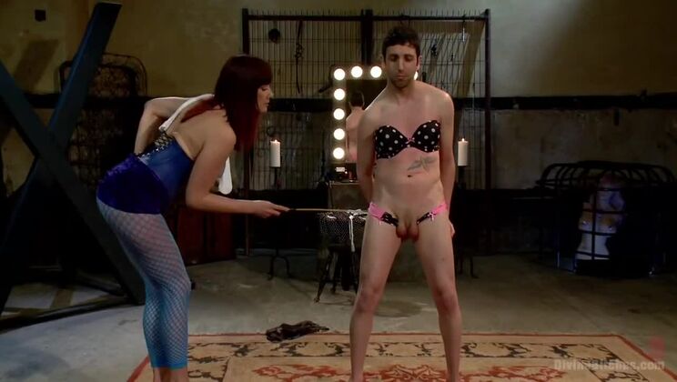 Bella Rossi is Forced to Suck and Lick in a Humiliation Scene