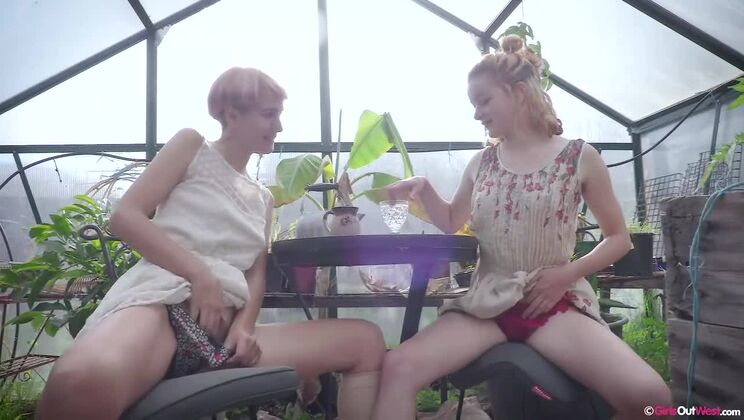 Outdoor Sex with Hairy Blondes Jessie G & Ray