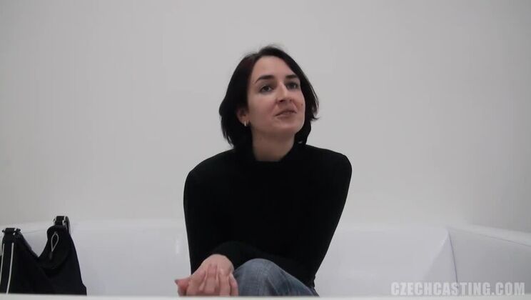 Czech Brunette Vendula POV with Monster Cock