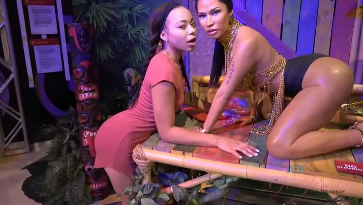 Small Titted Maya Sucks Adrian in Vegas