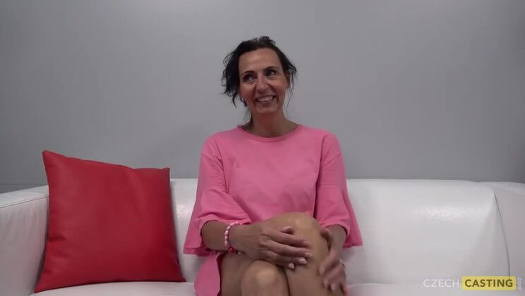 Brunette Bombshell Klaudie European Style