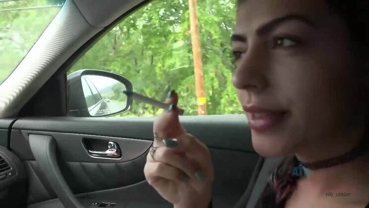 Audrey Charlize Facial - Smoking Hot Brunette