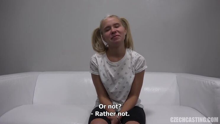 Casting Kristyna, a Czech Blonde Beauty