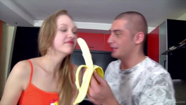 Blonde Teenager Sylvia O Gets Fucked Hard with Socks On