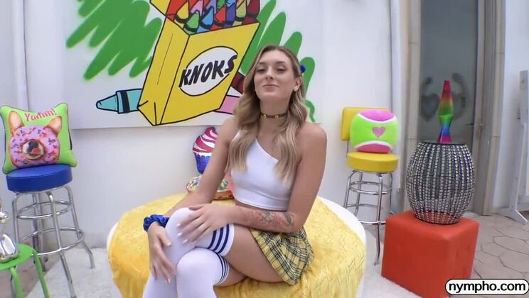 POV Pleasure with Charlotte Sins in Stockings