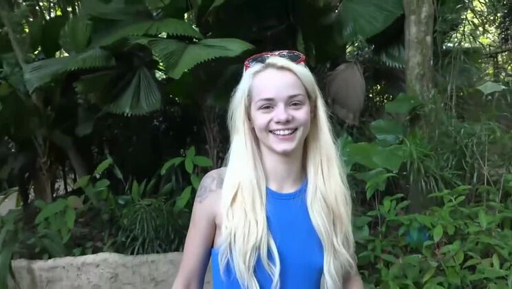 Blonde Beauty Elsa Jean Gets Creampie in POV