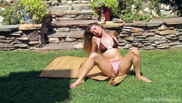 Hairy Bunny's Sexy Outdoor Solo Adventure