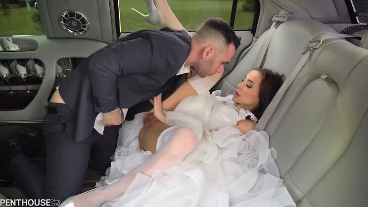 Pre-Wedding Brunette Fantasies with Big Dick