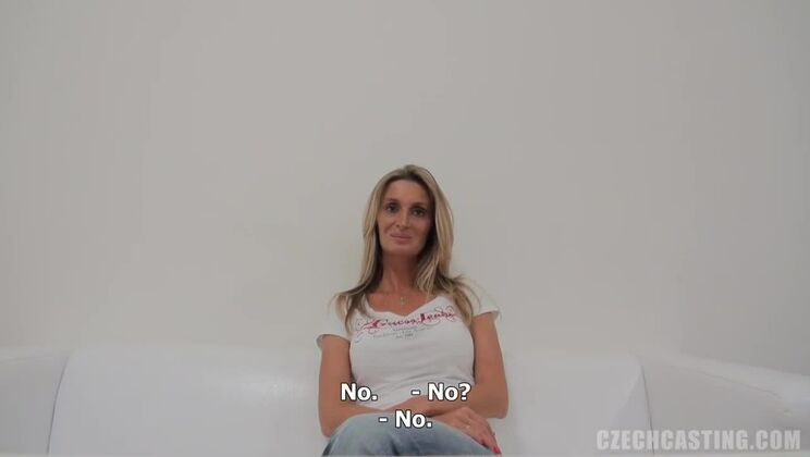 Big Tits Blonde Lucie Czech Casting Delight
