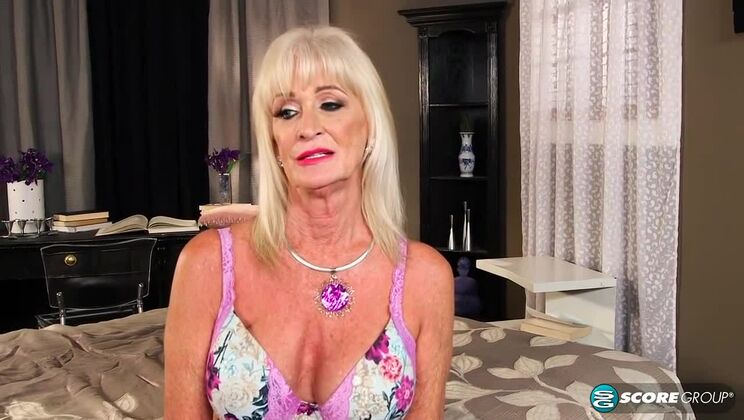 Leah L'Amour’s First Anal with a Young Stud - Stockings & Cumshot