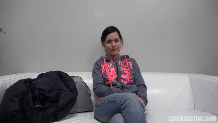 Lucie - Brunette Czech MILF Casting Experience