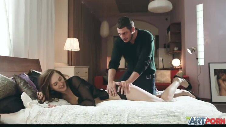 Ariadna and Timur's Facial High Heels Experience