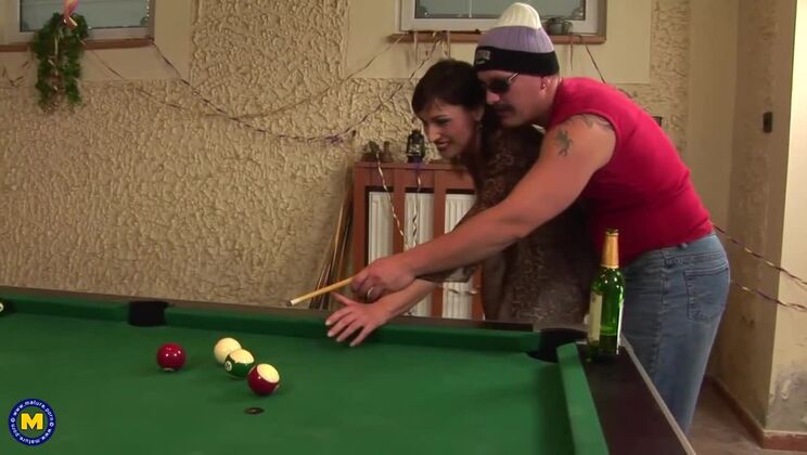 Dripping Wet Mature Gets Creampie