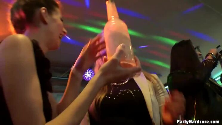 Blonde & Redhead in Stockings - Party Orgy Madness