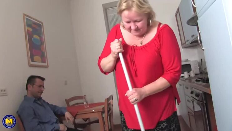 Blonde Chubby Mature Fuck Video