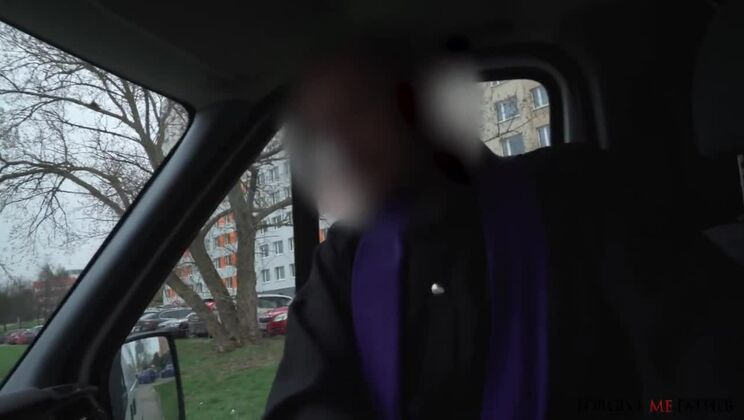 Blonde Babysitter's Facial