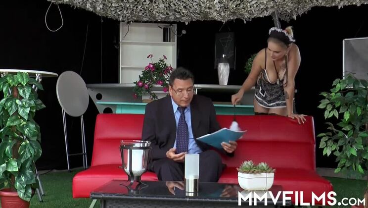 Crystal Clean Fucking with Mia in Stockings