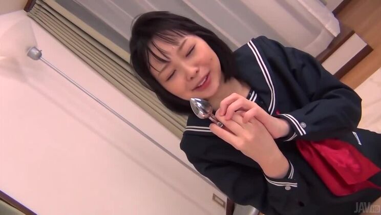 Yuri Sakurai takes hard pounding in lesbian anal scene