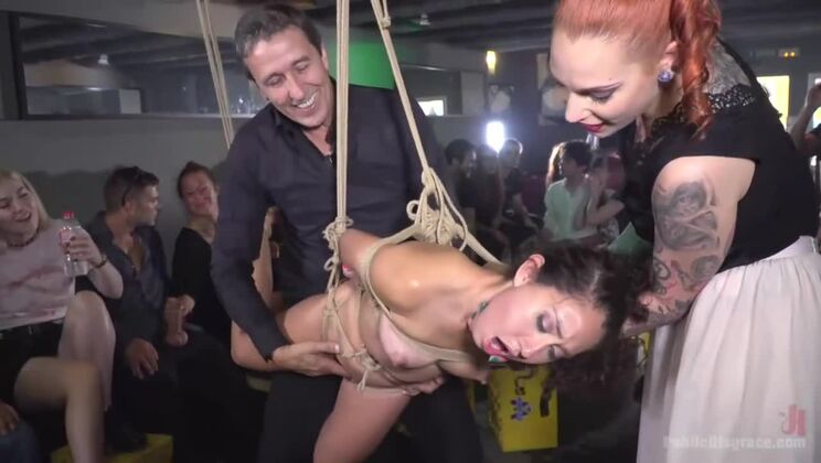 [PublicDisgrace] - Melody Petite Gets Fucked and Humiliated by Steve Holmes and Juan Lucho - Juan Lucho - Steve Holmes - Melody Petite - Silvia Ruby