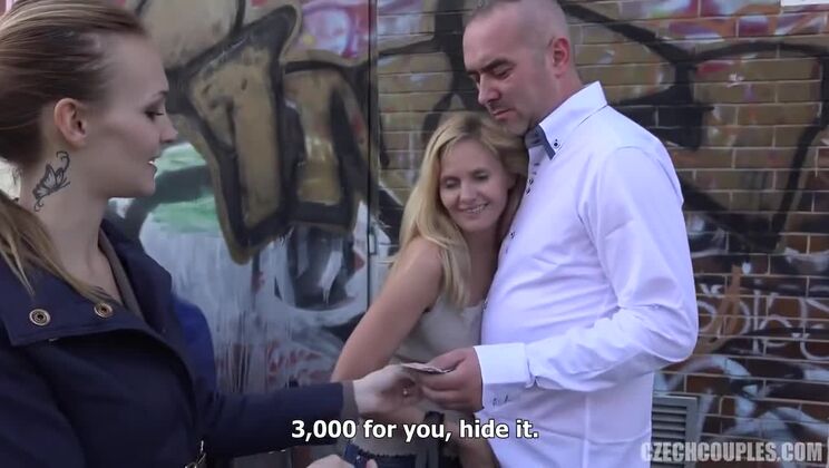 Blonde and Brunette Czech Girls in Foursome