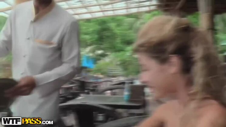 Thailand sex trip finale: Victoria Tiffani's beach action