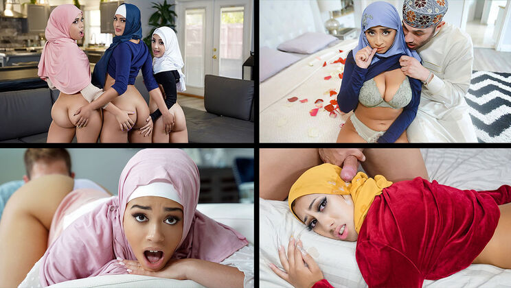 [TeamSkeetSelects] - Hooking Up with Hijab - Aaliyah Hadid - Ella Knox - Penelope Woods - Willow Ryder