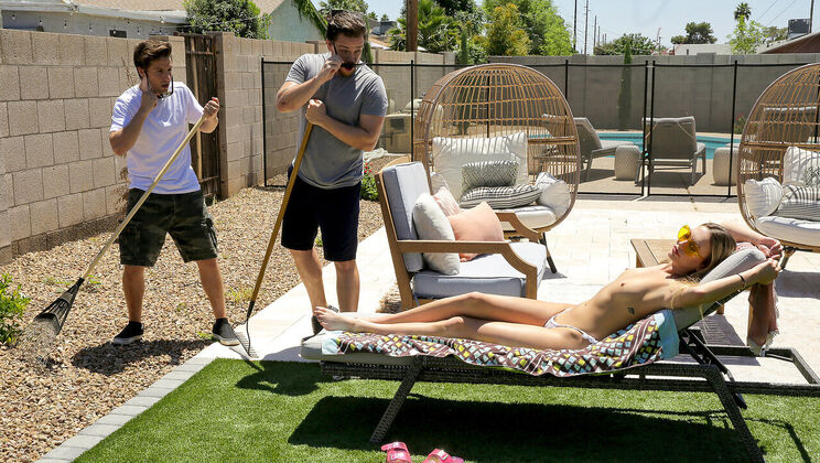 Long Hair, Big Ass, and a Creampie Surprise