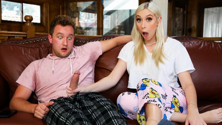 Blonde Stepsister Kay Lovely Rides Van Wylde's Cock