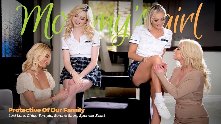 [Mommy'sGirl] - Stepmom and Teen Stepdaughters: A Lesbian Schoolgirl Fantasy - Lexi Lore - Chloe Temple - Serene Siren - Spencer Scott