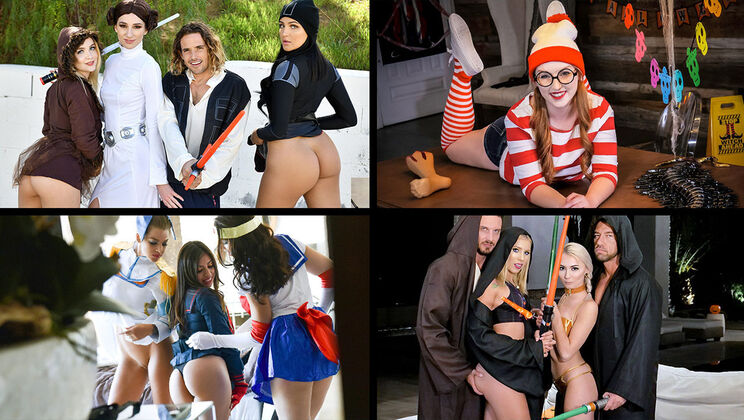 [TeamSkeetSelects] - A Cosplay Video Compilation - Daisy Stone - Sami Parker - Brooklyn Gray - Avery Black