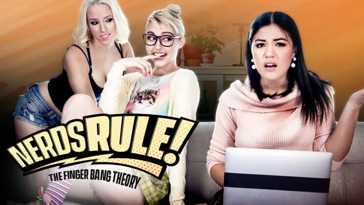 [Girlsway] - Big Tits, Bigger Orgasms: The Nerds' Theory - Aspen Romanoff - Chloe Cherry - Kendra Spade