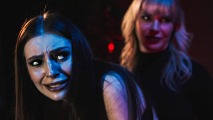 [PureTaboo] - Steve Holmes Dominates Maya & Dana - Deepthroat, Ass-To-Mouth & Strap-On Fun - Maya Kendrick - Dana DeArmond - Steve Holmes