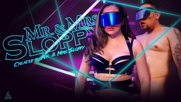 Brunette MILF Mrs. Sloppy Takes Big Cumshot