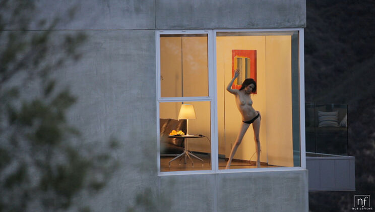 Pleasuring Herself - Aiden Ashley's Long Hair Solo