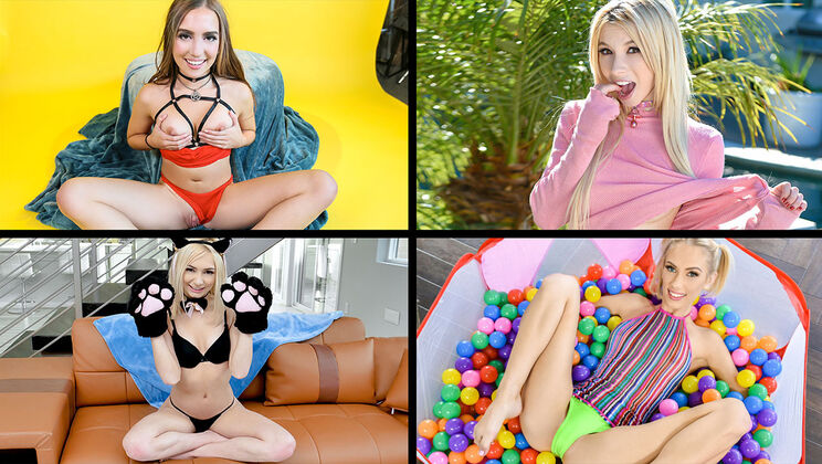 [TeamSkeetSelects] - Naughty and Nice Girls Compilation - Kenzie Reeves - Aria Carson - Bailey Base - Kimmy Kimm