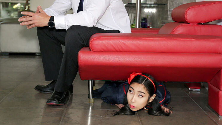 Lil' Oriental Girl With A Tight Yolk